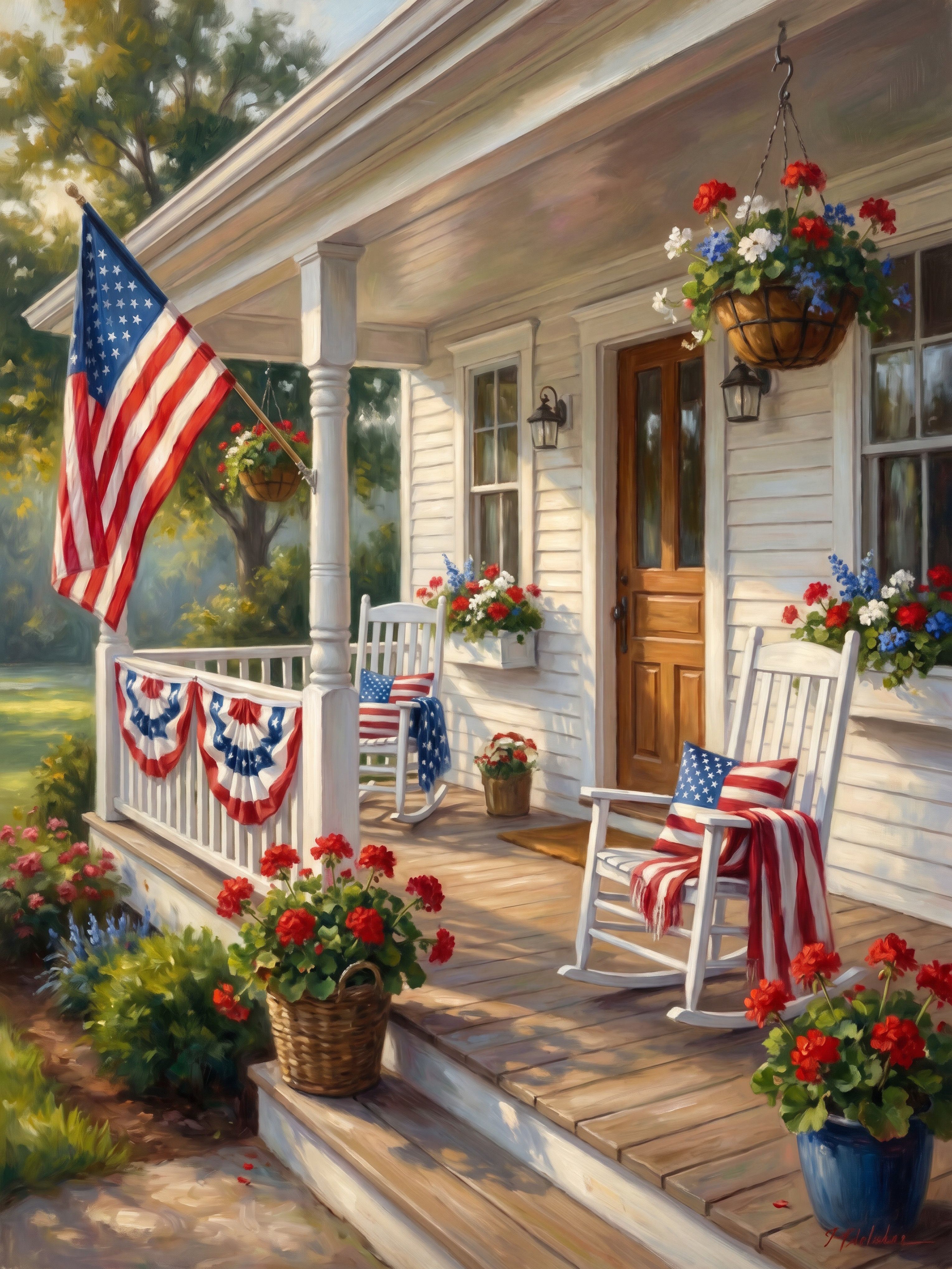 The Porch Was Ready for July II