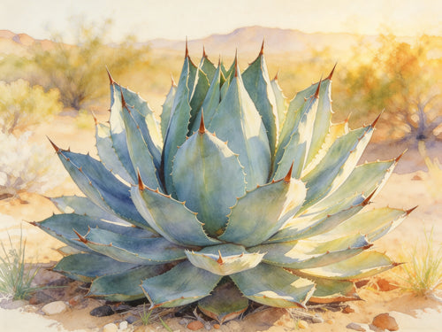 Blue Agave in Desert Air