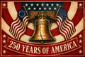 Liberty Bell: 250 Years of America Banner