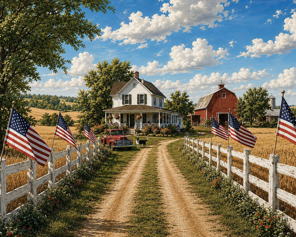 July Over the Farmstead