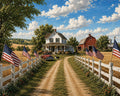July Over the Farmstead