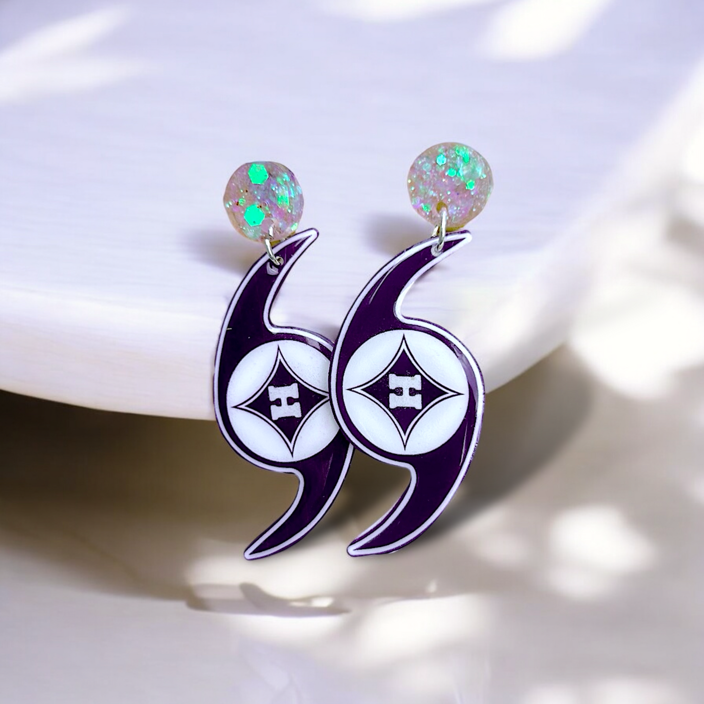 FBS Hurricanes Earrings