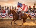 Rodeo Under the July Sky