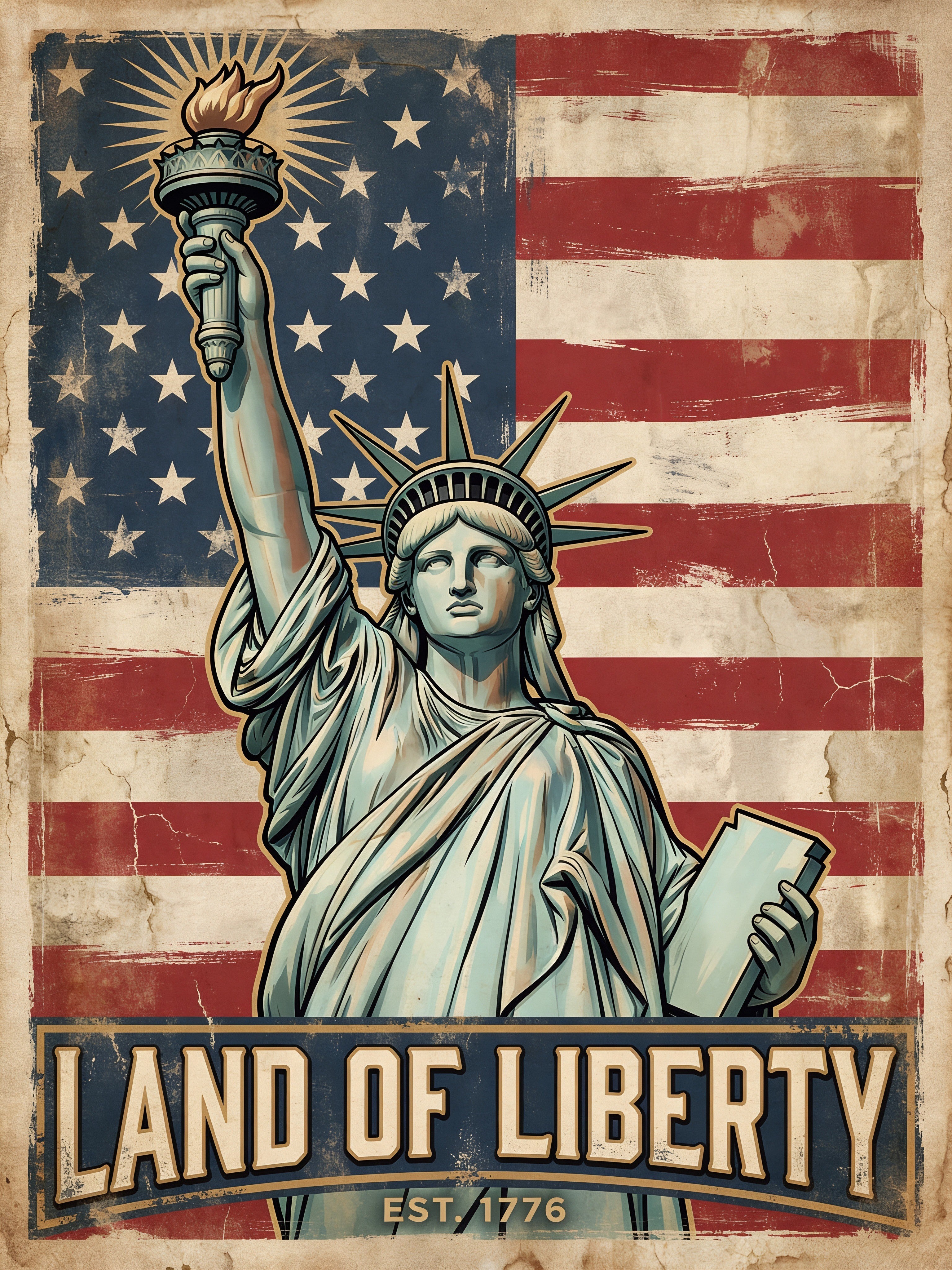 Liberty Keeps Her Watch