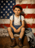 Little Patriot on the Trunk