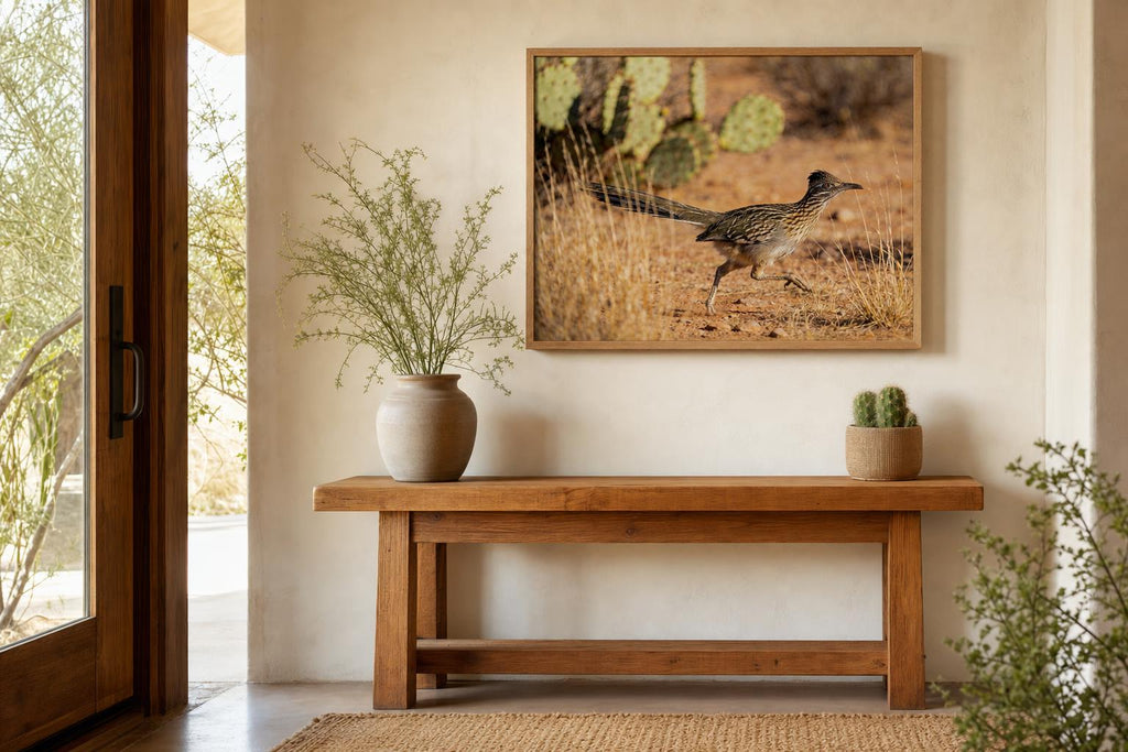 Messenger of the Sonoran Morning framed room mockup 3