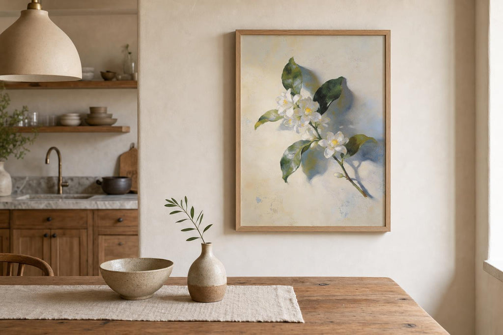 Citrus Bloom framed room mockup 3