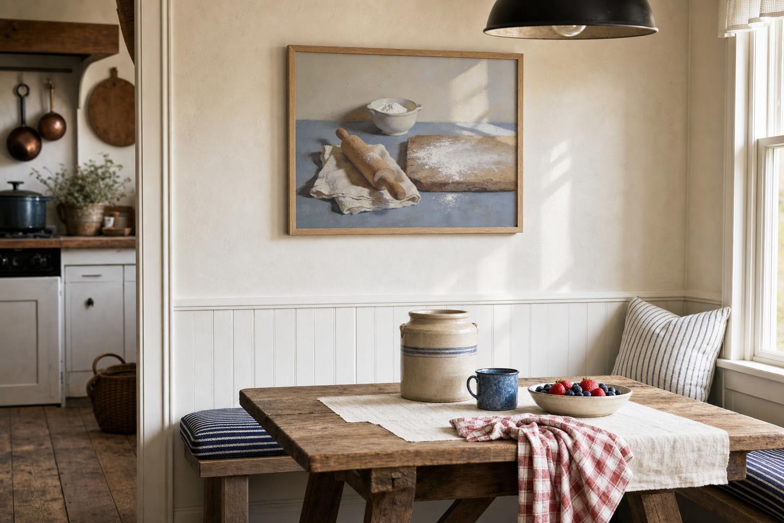 Baker's Counter framed room mockup 2