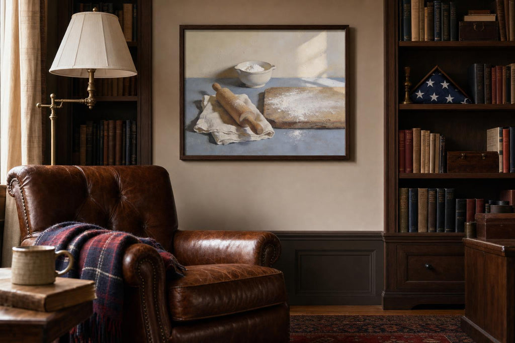 Baker's Counter framed room mockup 3