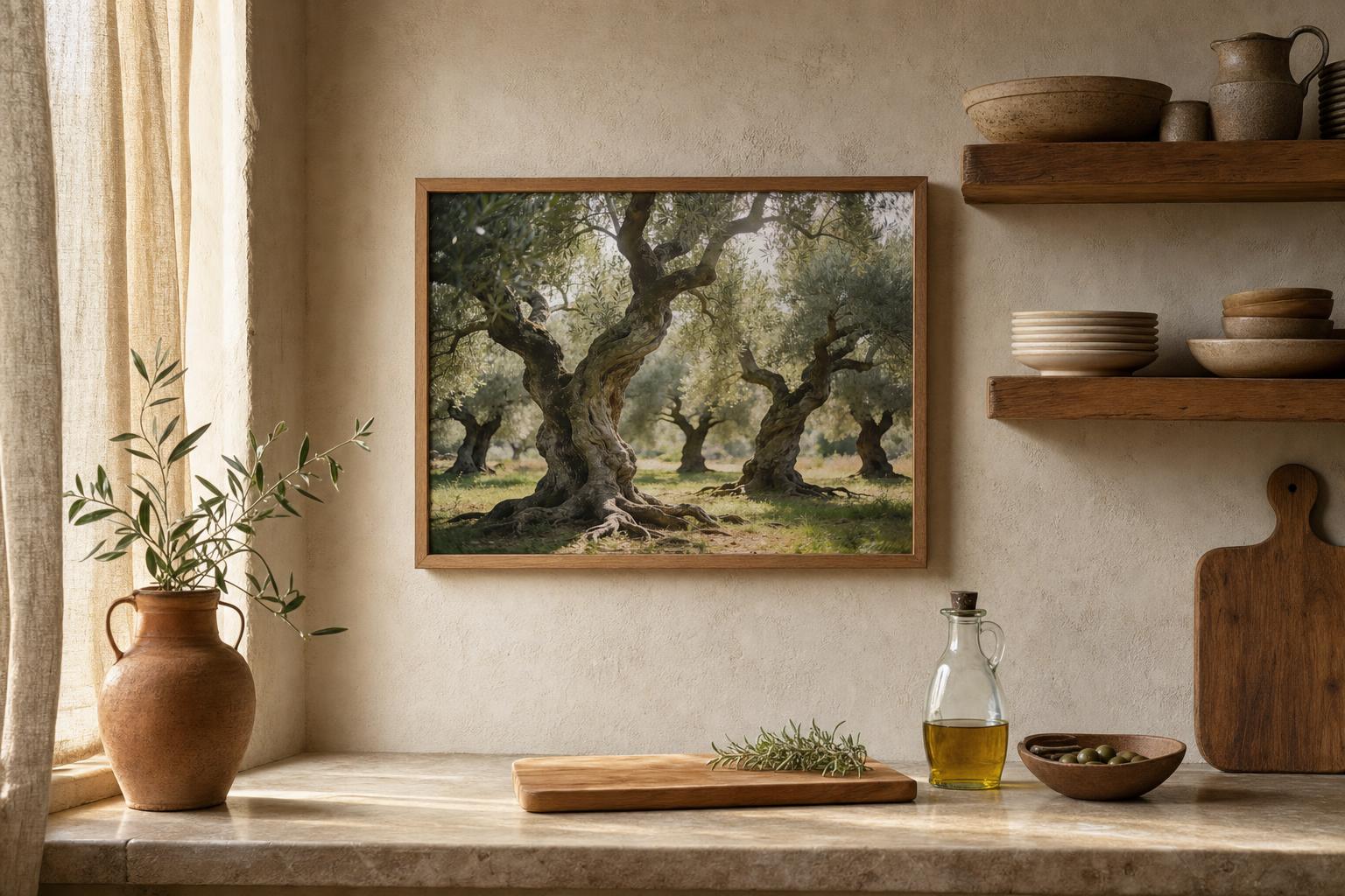 Roots of Peace framed room mockup 2