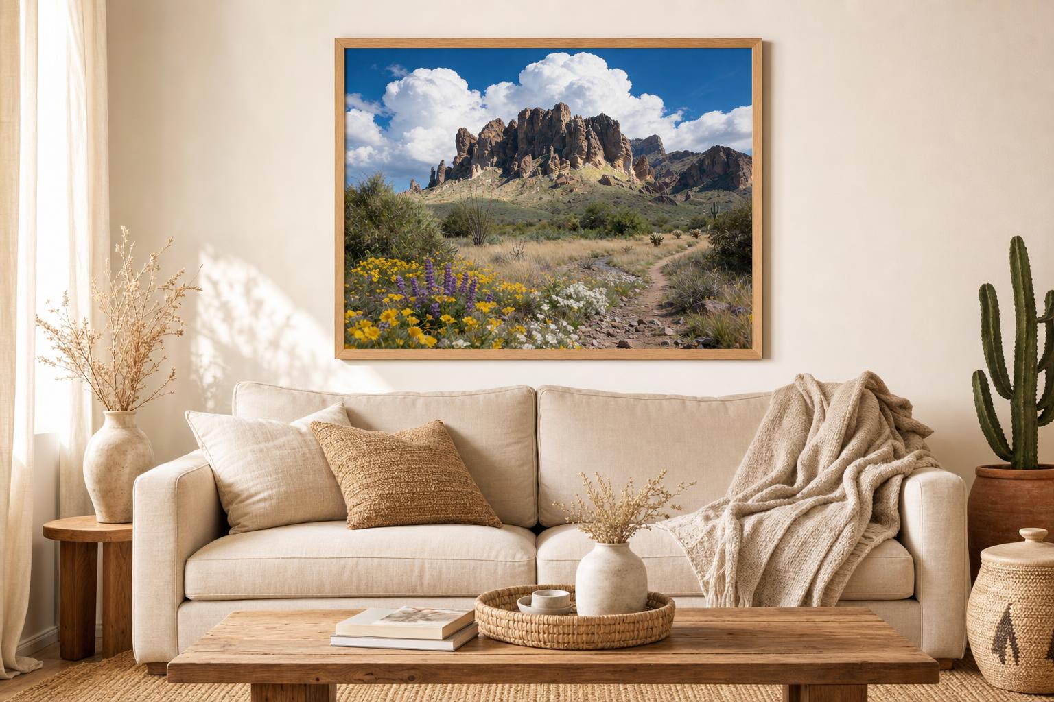 Superstition Springlight framed room mockup 1