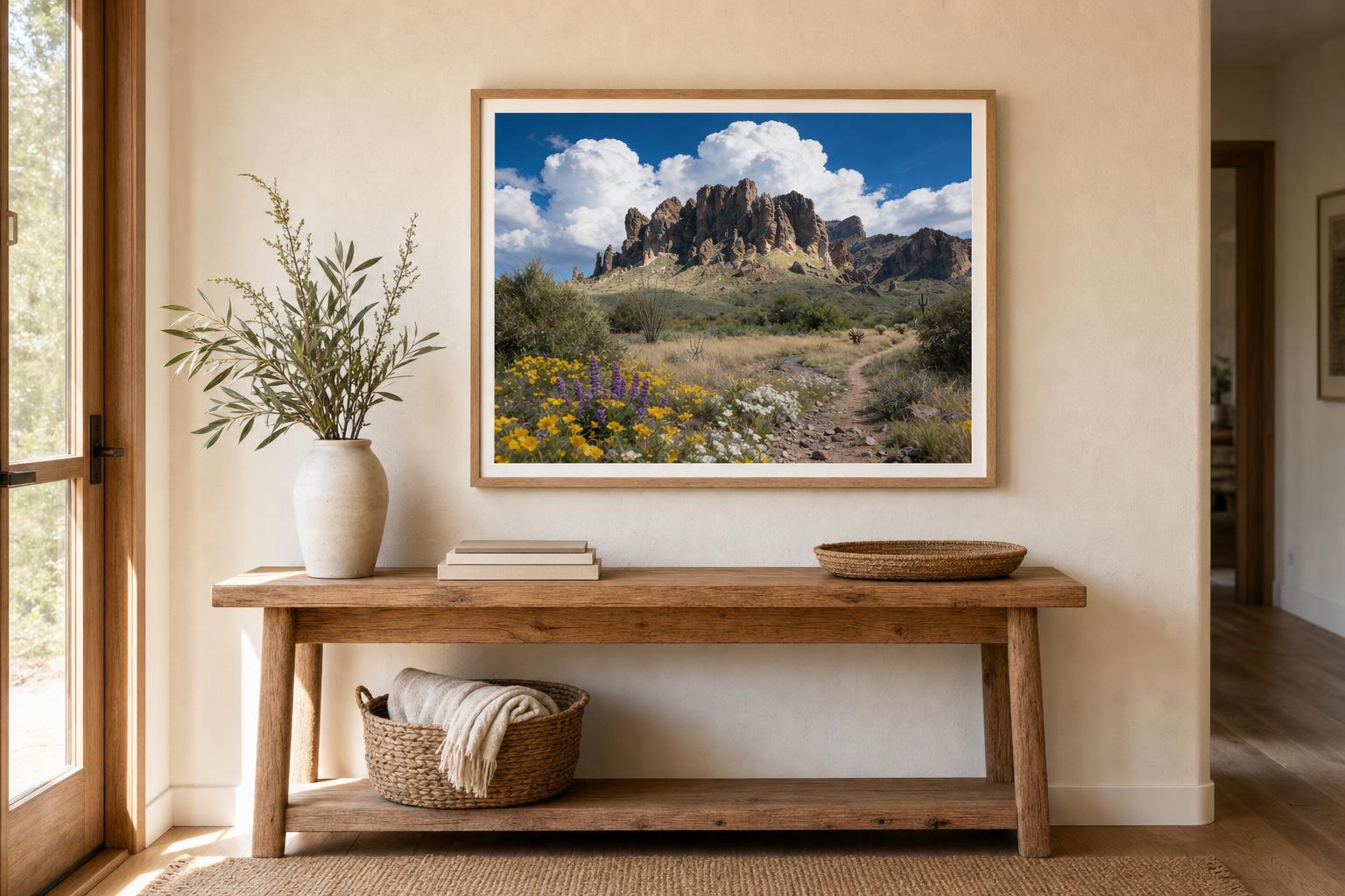 Superstition Springlight framed room mockup 3